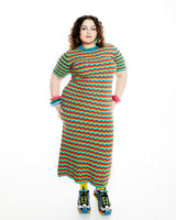 COSMIC SURF KNIT LONG DRESS